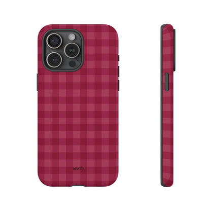 Pomegranate Gingam Phone Case