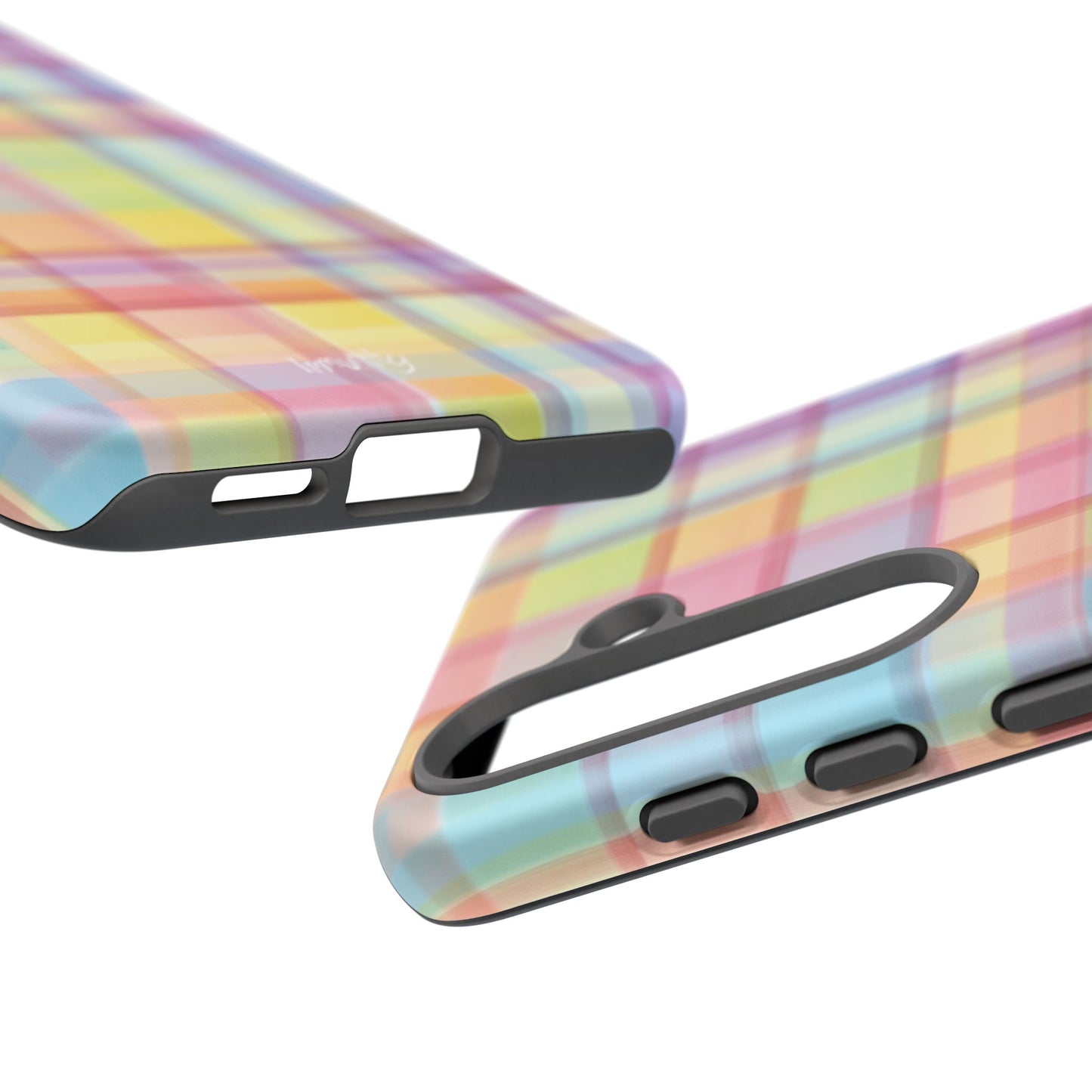 Rainbow Gingham Phone Case