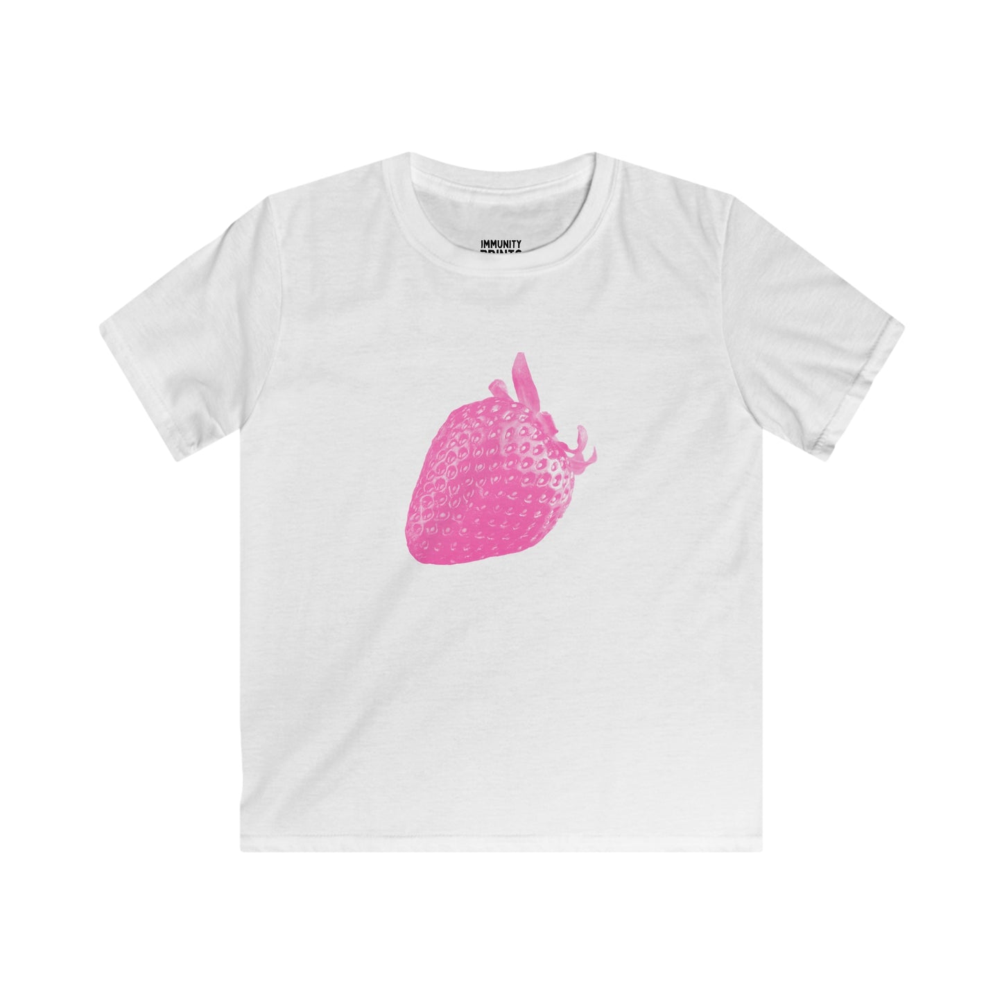 Pink Strawberry Baby Tee