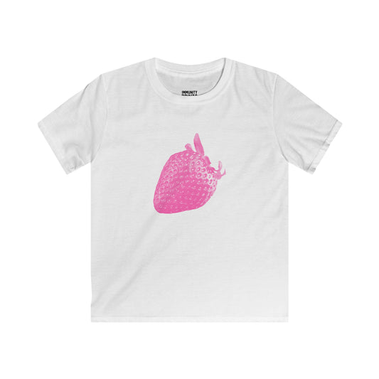 Pink Strawberry Baby Tee