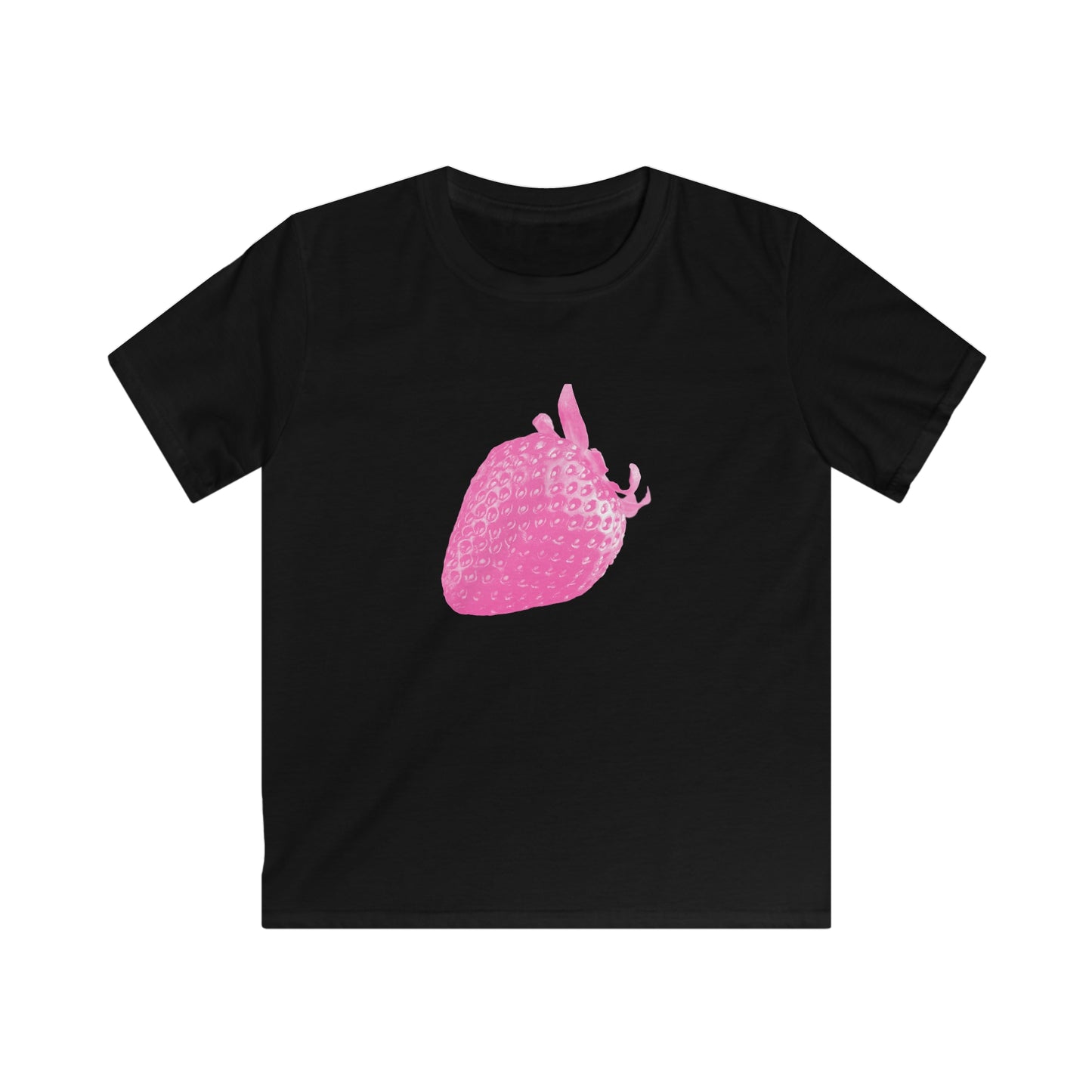 Pink Strawberry Baby Tee