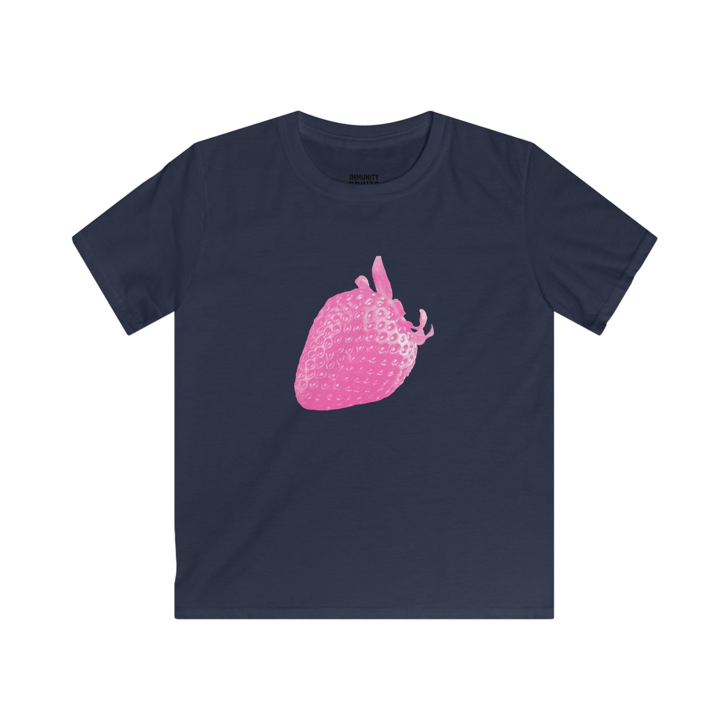 Pink Strawberry Baby Tee