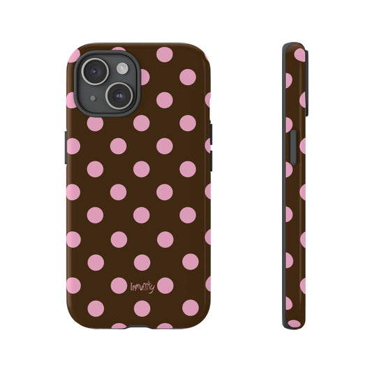 Pink Polka Dot Phone Case