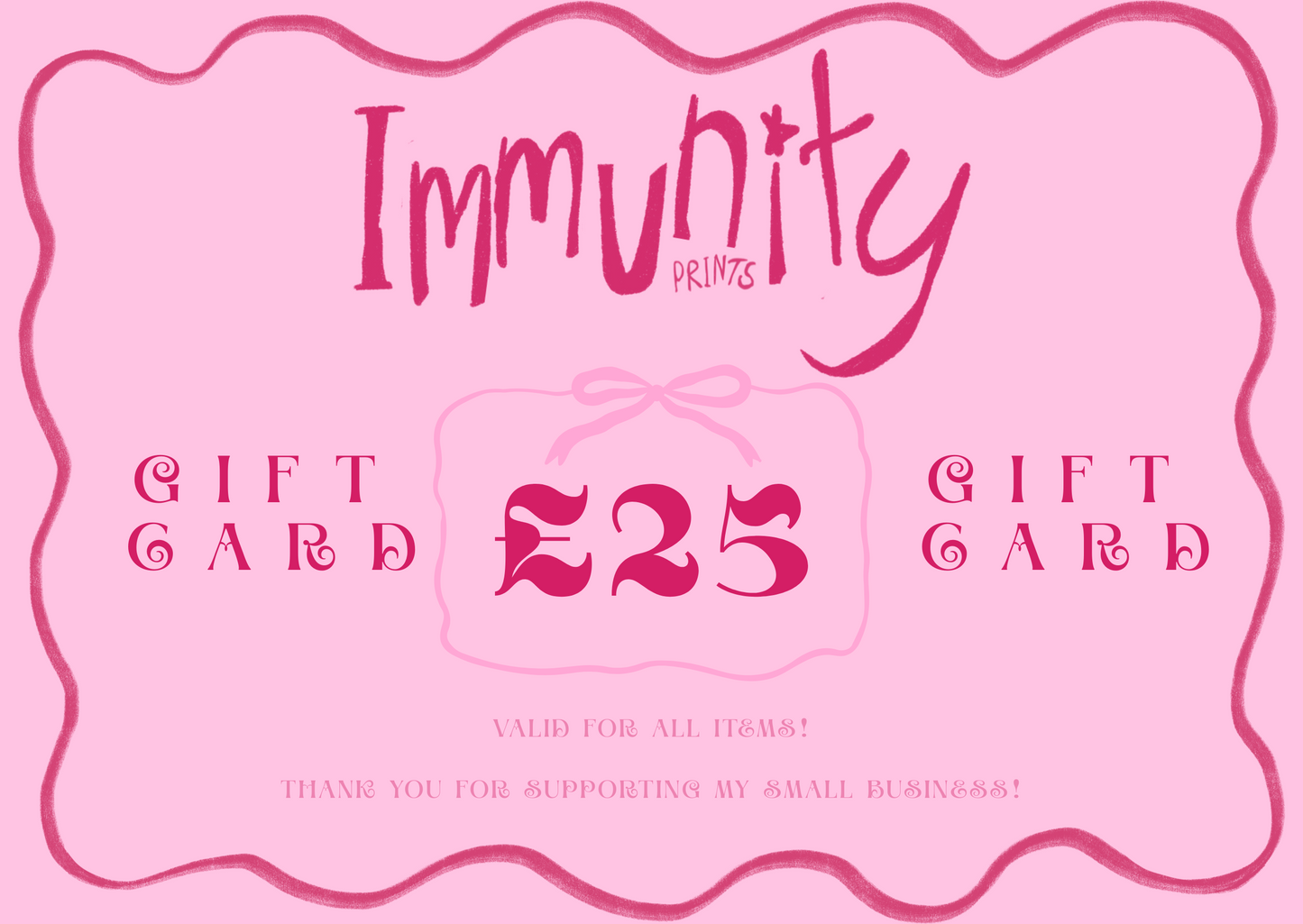 Immunity Prints Gift Card
