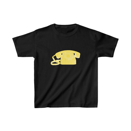 Old Yellow Phone Boxy Tee