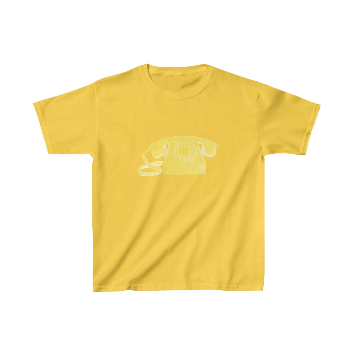 Old Yellow Phone Boxy Tee