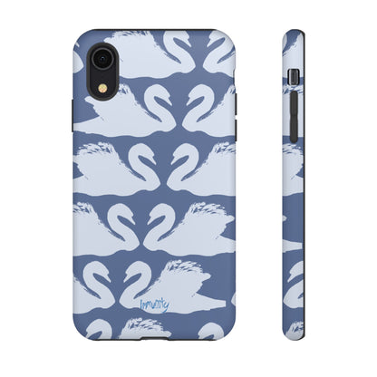 Swan Hearts Phone Case