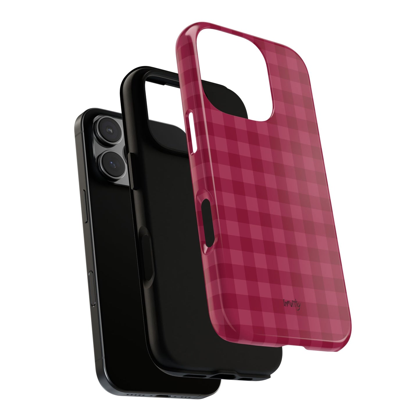 Pomegranate Gingam Phone Case