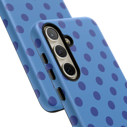 Blue Polka Dot Phone Case