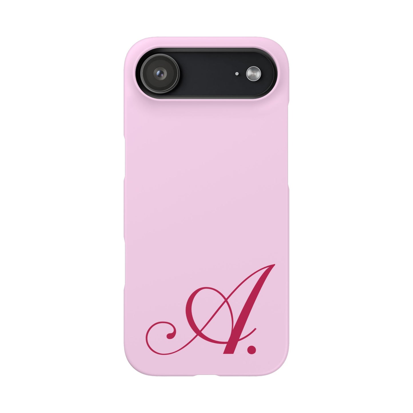 Initial (Pink) Snap Phone Case