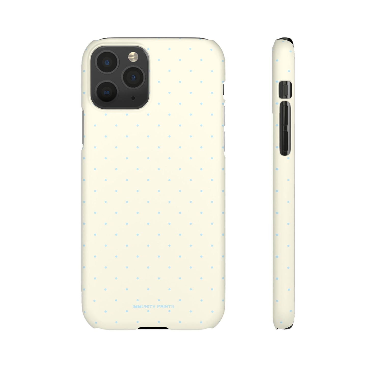 Mini Polka Dot (Blue) Snap Phone Case