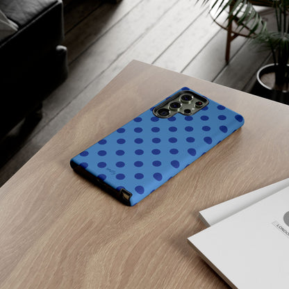 Blue Polka Dot Phone Case