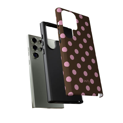 Pink Polka Dot Phone Case