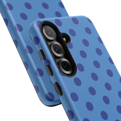 Blue Polka Dot Phone Case