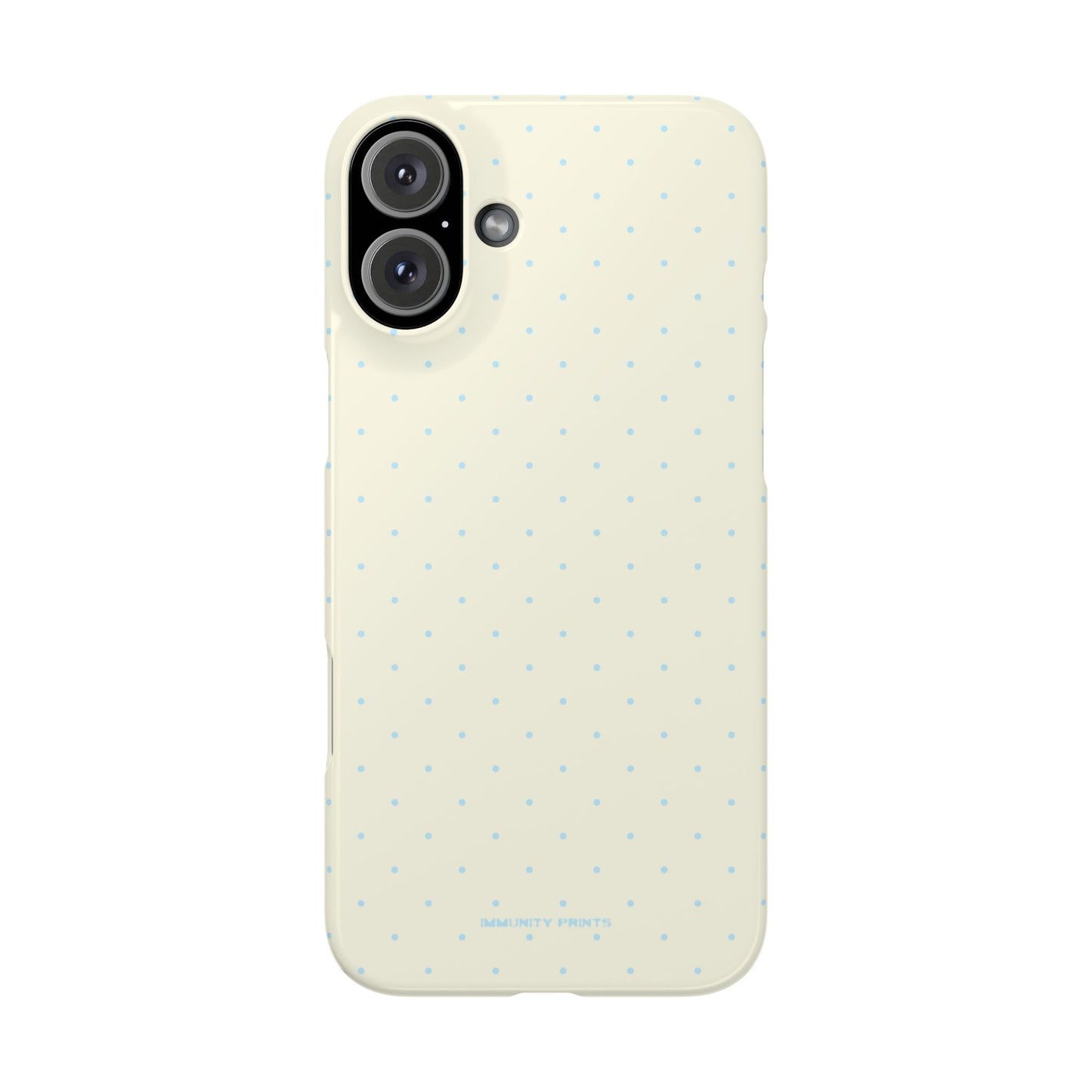 Mini Polka Dot (Blue) Snap Phone Case