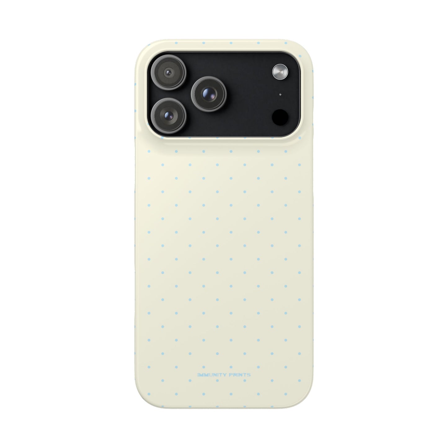 Mini Polka Dot (Blue) Snap Phone Case