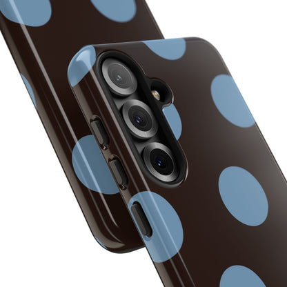 Big Blue Polka Dot Phone Case