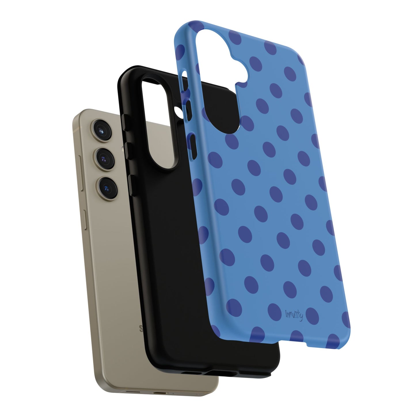 Blue Polka Dot Phone Case