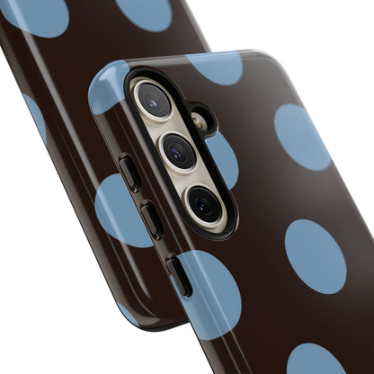 Big Blue Polka Dot Phone Case
