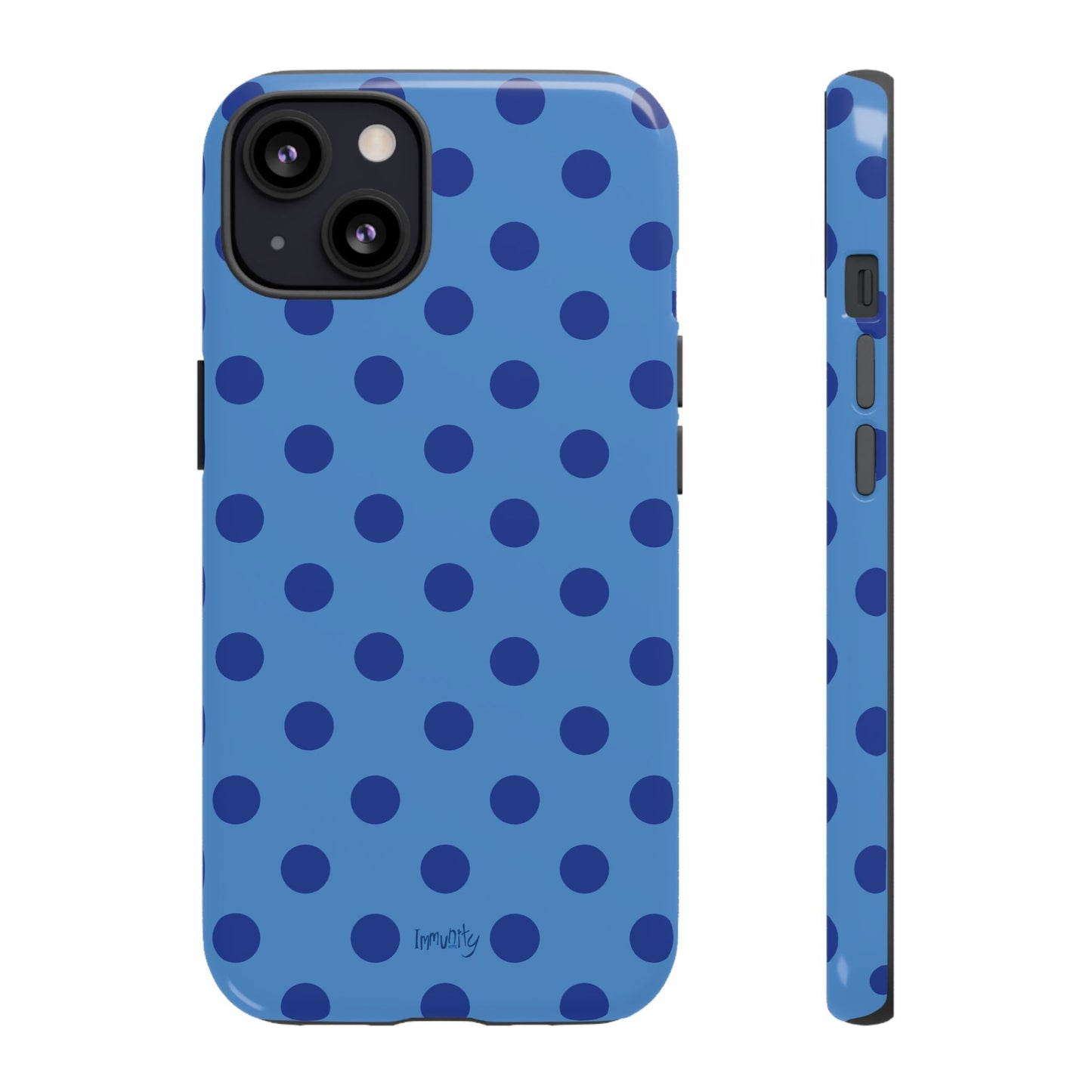 Blue Polka Dot Phone Case