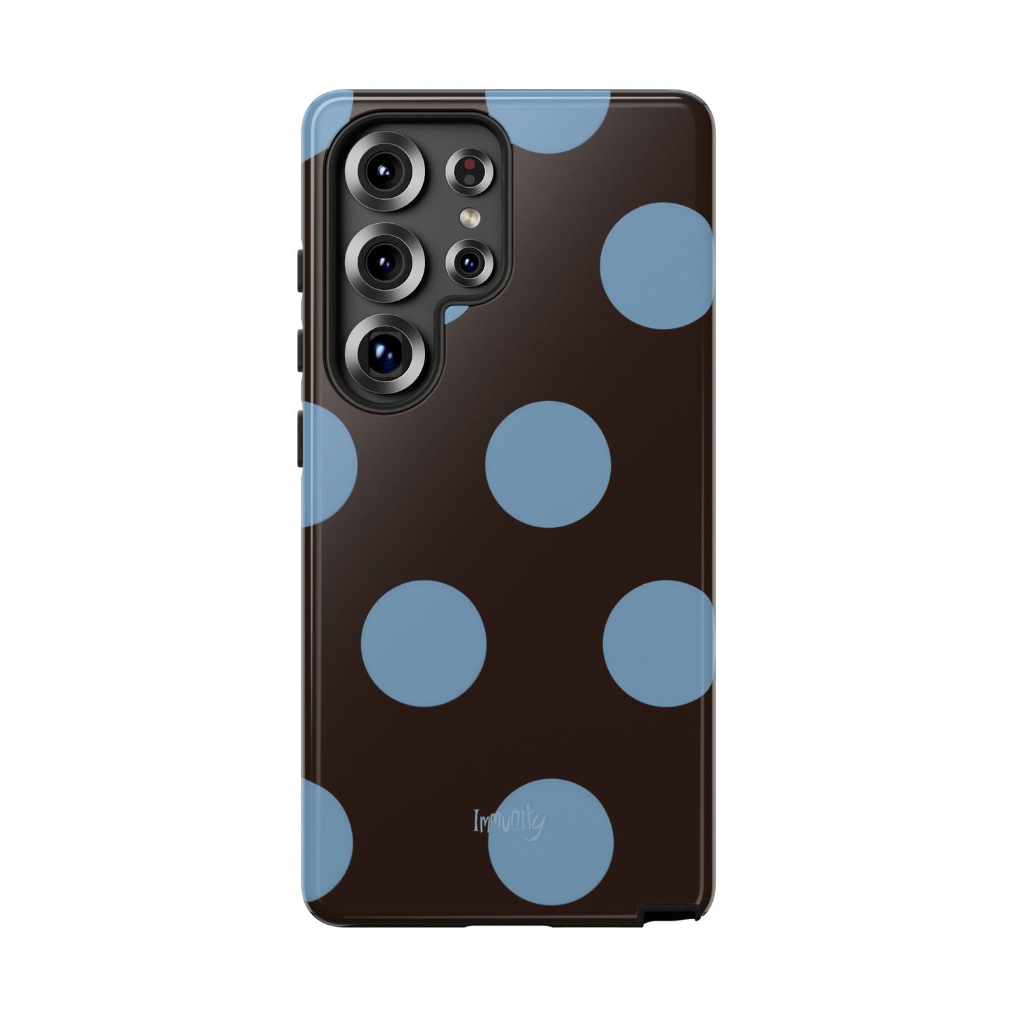 Big Blue Polka Dot Phone Case
