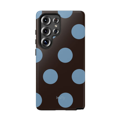 Big Blue Polka Dot Phone Case