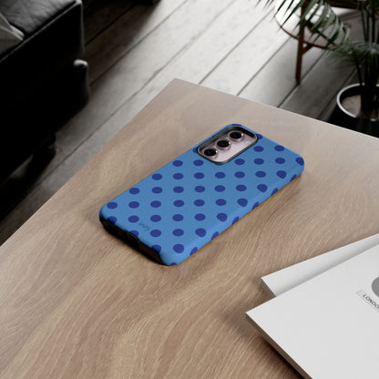 Blue Polka Dot Phone Case