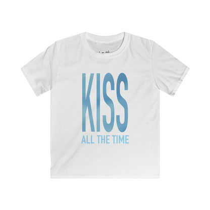 Kiss All The Time (Blue) Baby Tee