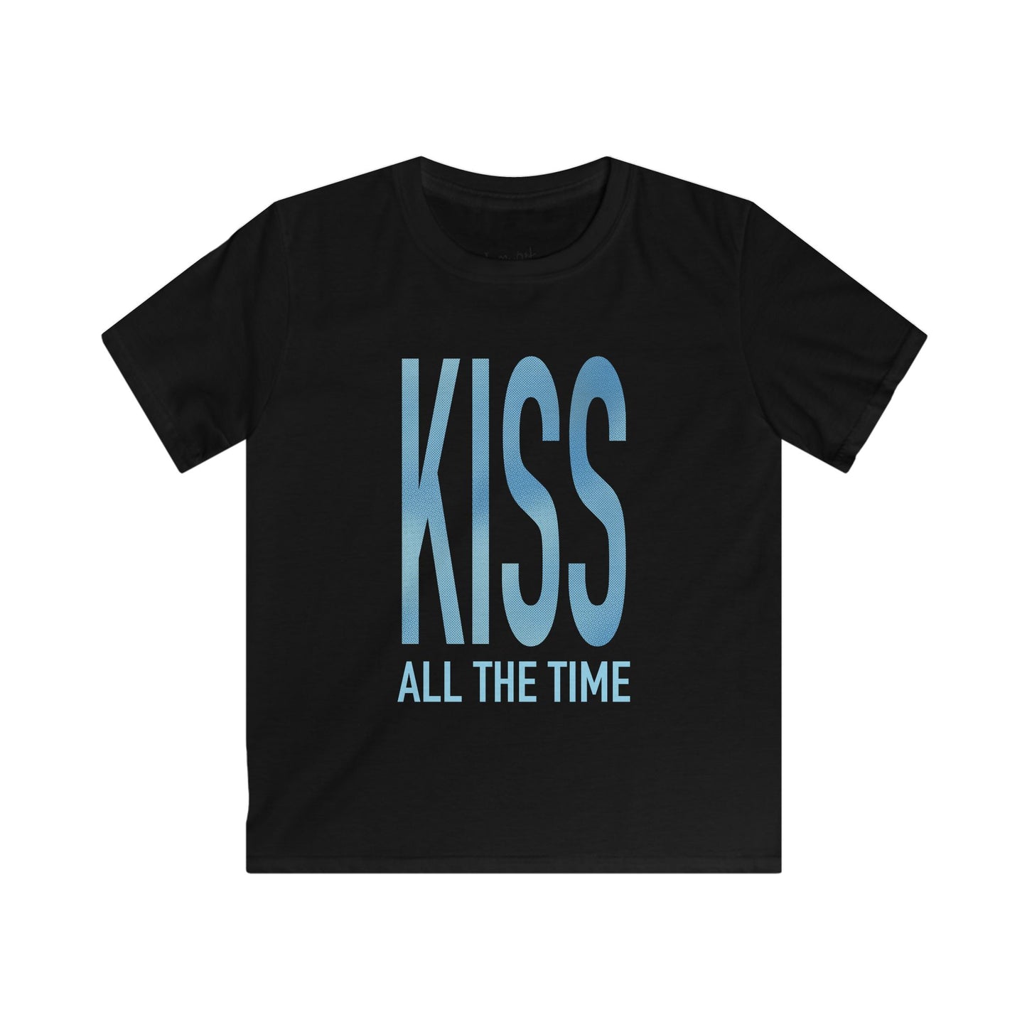 Kiss All The Time (Blue) Baby Tee
