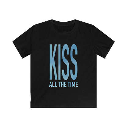Kiss All The Time (Blue) Baby Tee