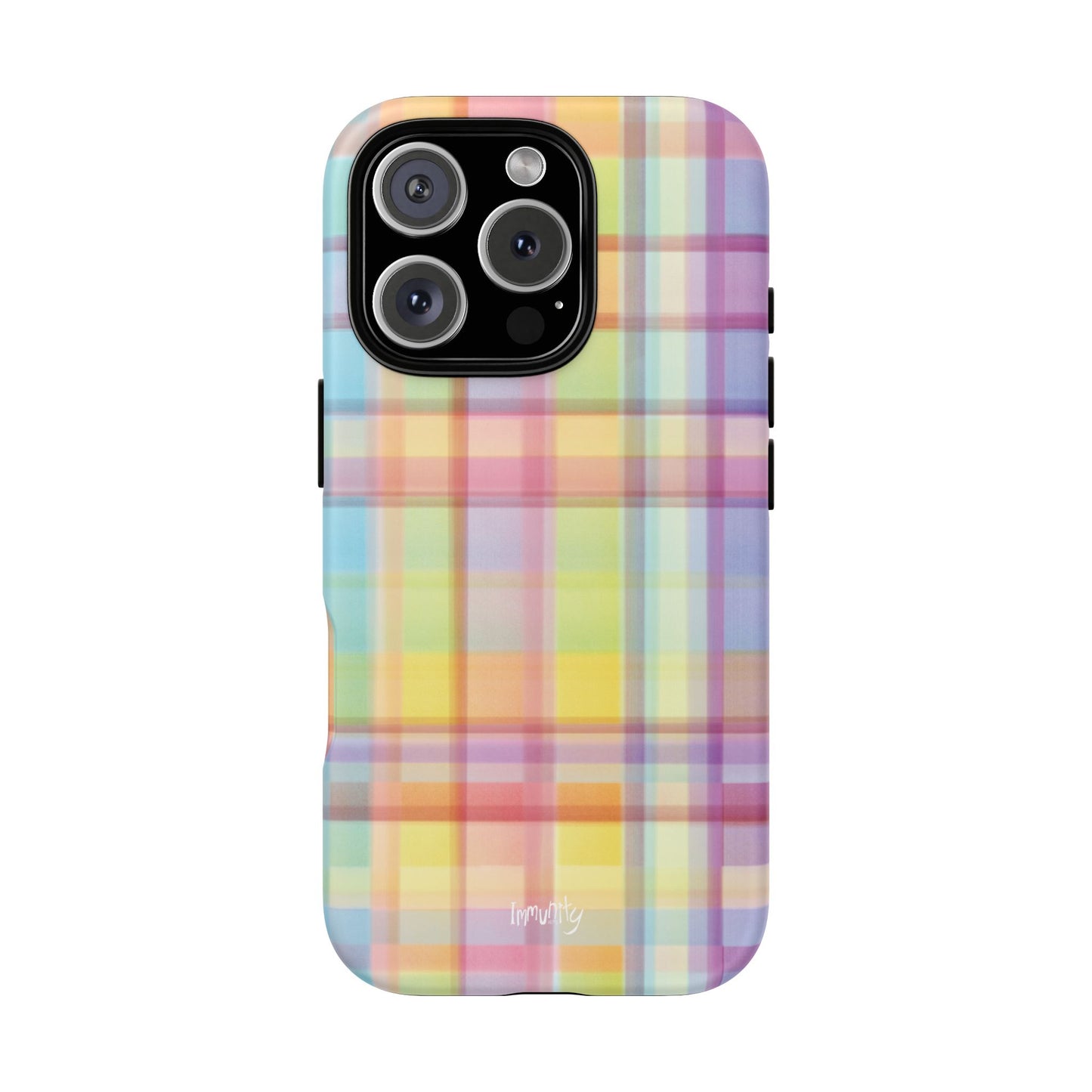 Rainbow Gingham Phone Case