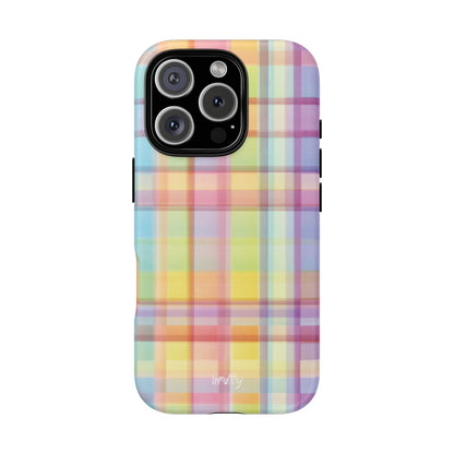 Rainbow Gingham Phone Case