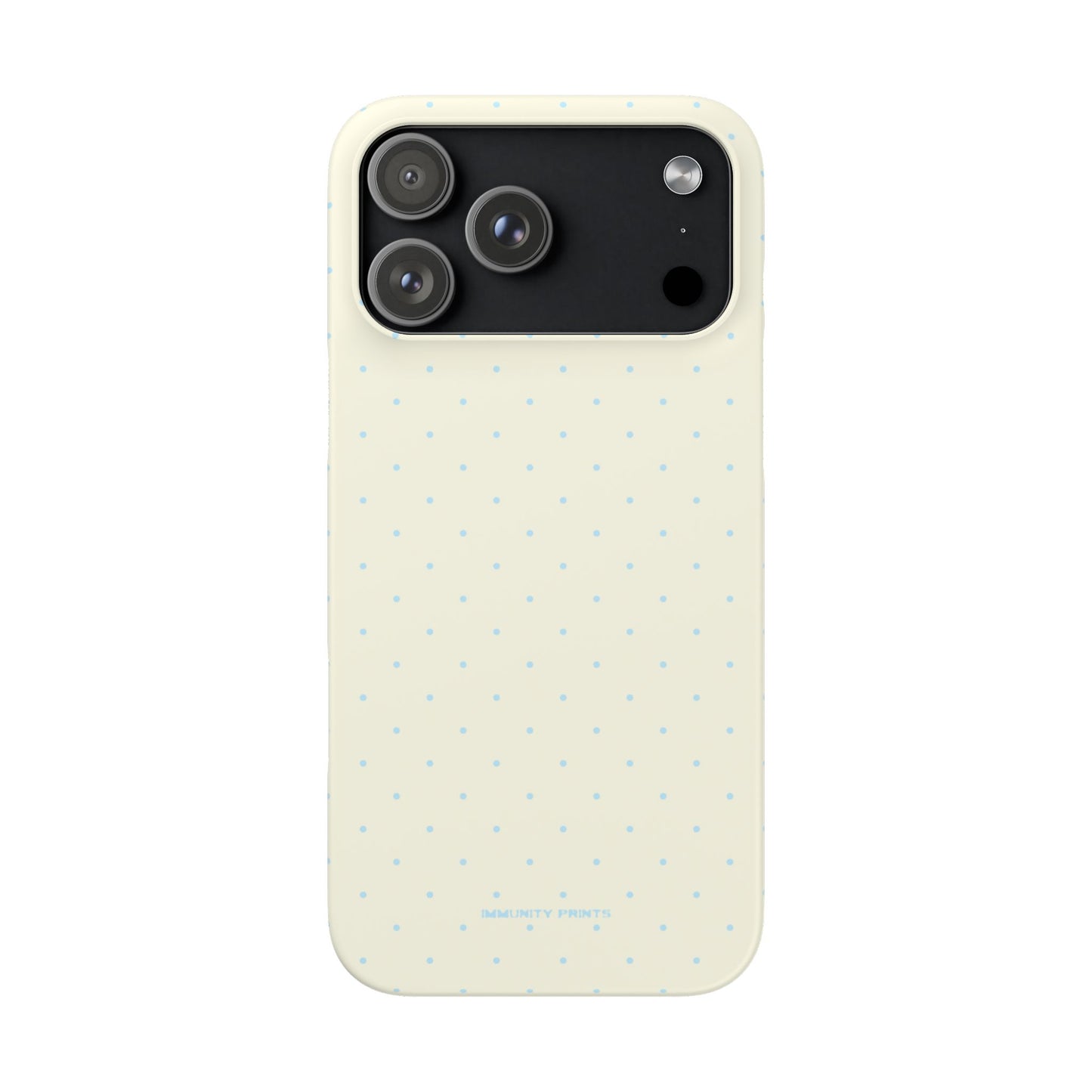 Mini Polka Dot (Blue) Snap Phone Case