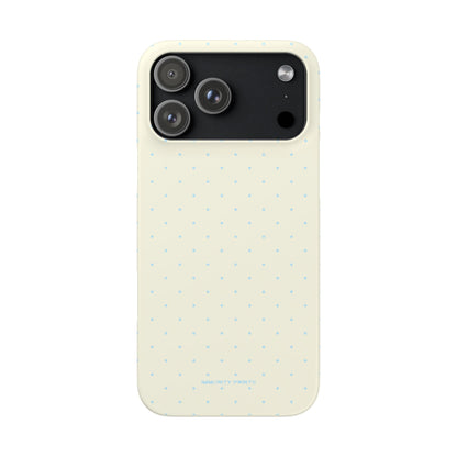 Mini Polka Dot (Blue) Snap Phone Case