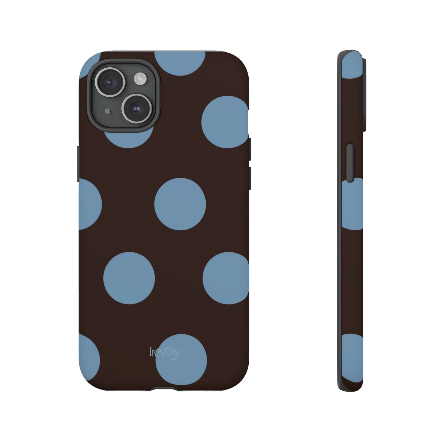 Big Blue Polka Dot Phone Case