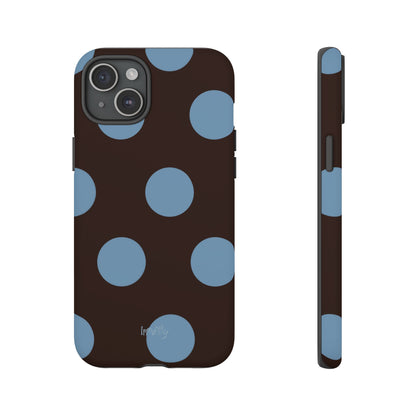 Big Blue Polka Dot Phone Case