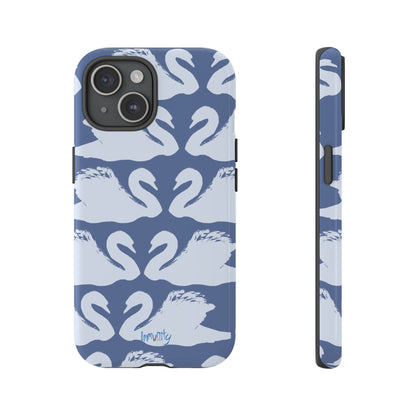 Swan Hearts Phone Case