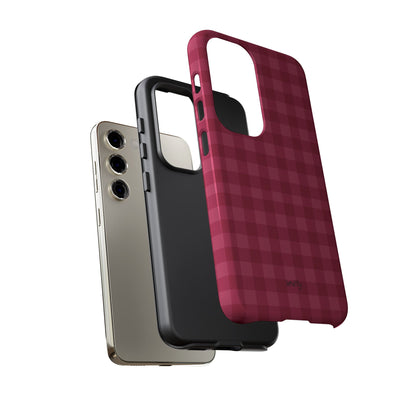 Pomegranate Gingam Phone Case