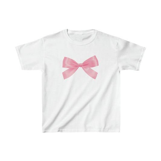 Pink Bow Boxy Tee