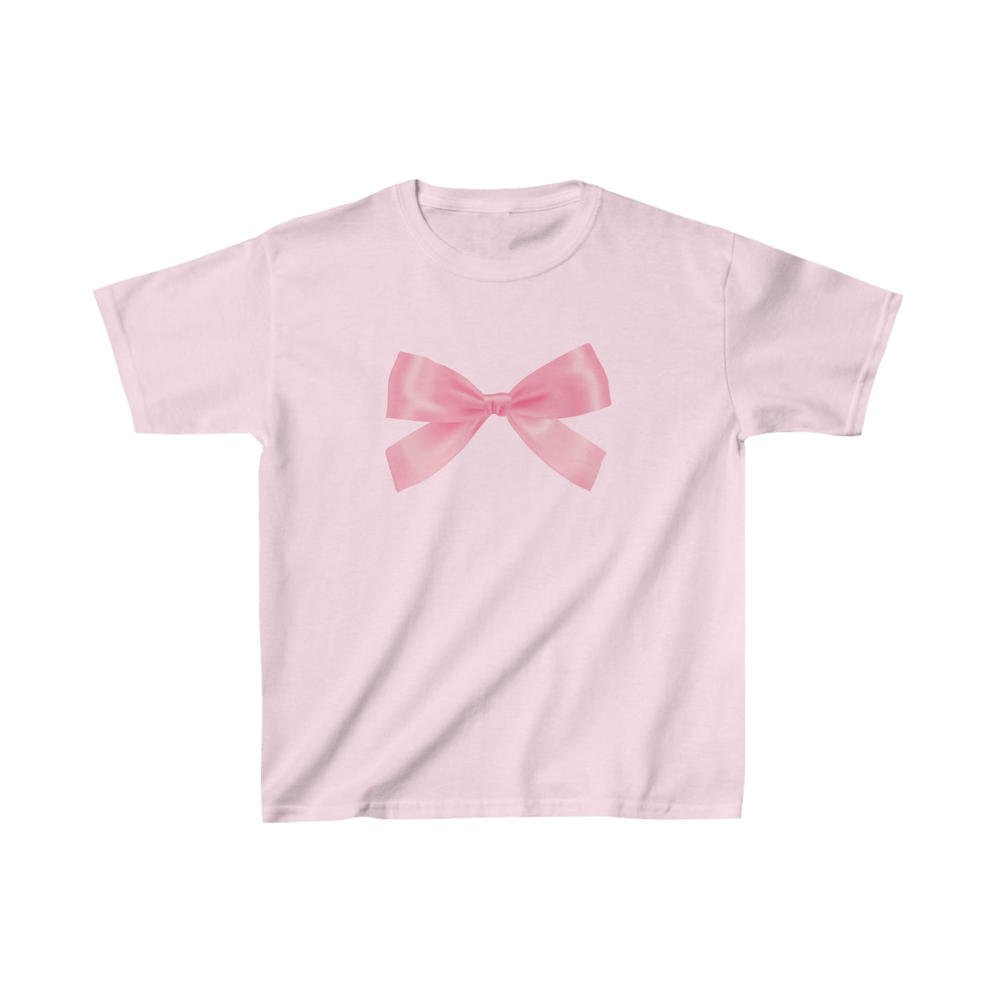 Pink Bow Boxy Tee