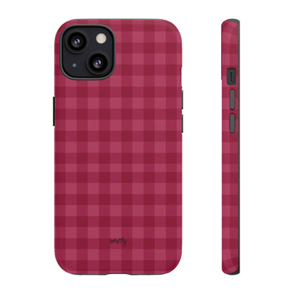 Pomegranate Gingam Phone Case