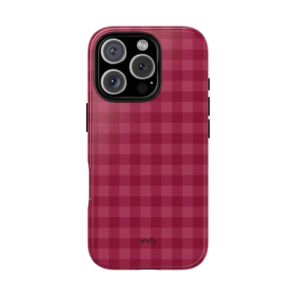 Pomegranate Gingam Phone Case