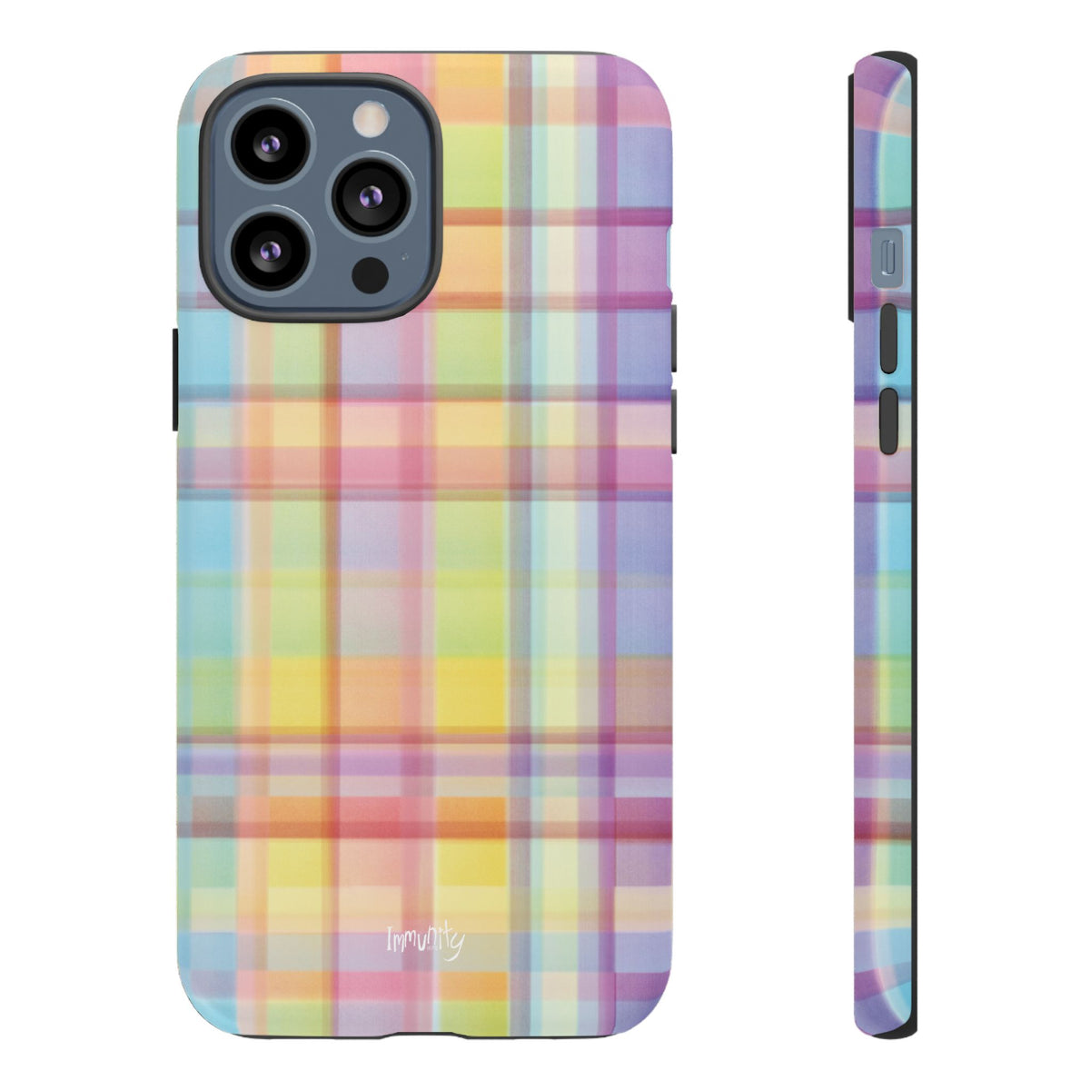 Rainbow Gingham Phone Case