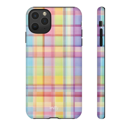 Rainbow Gingham Phone Case