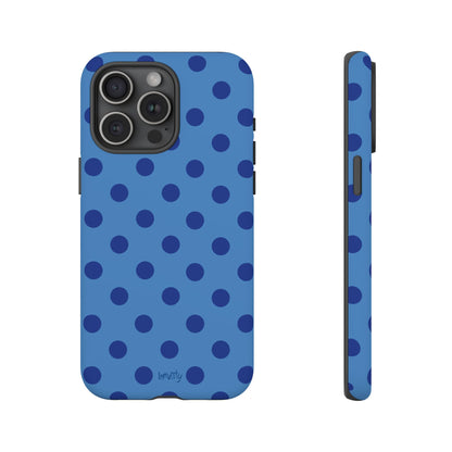 Blue Polka Dot Phone Case