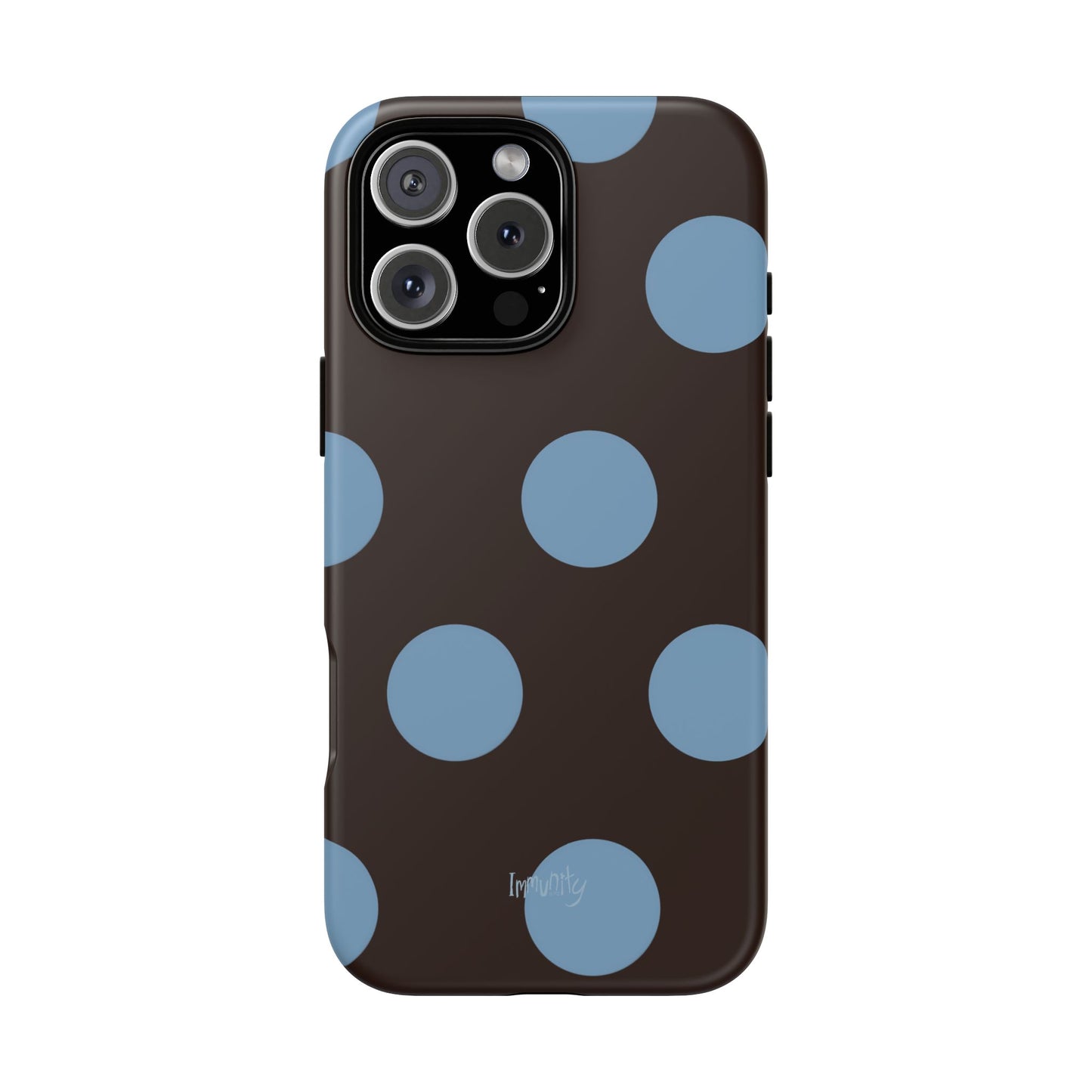 Big Blue Polka Dot Phone Case