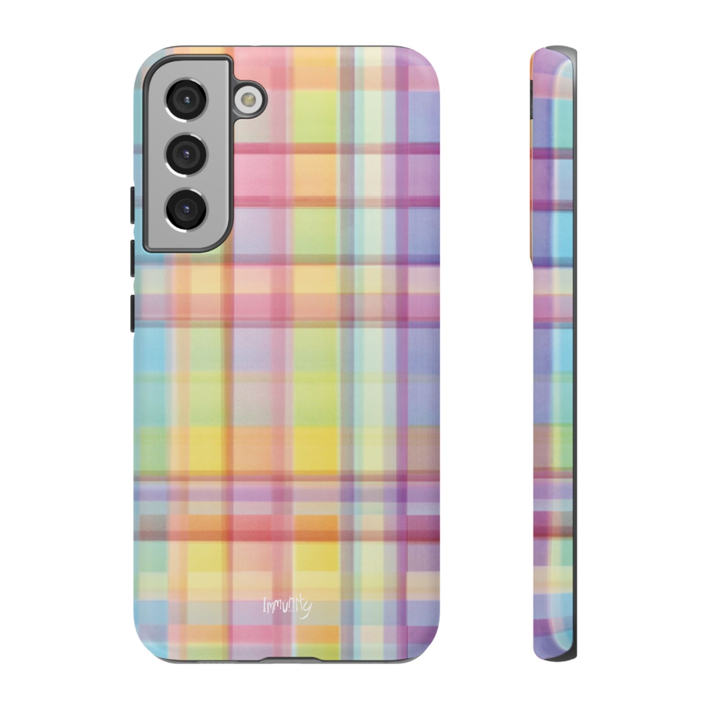Rainbow Gingham Phone Case