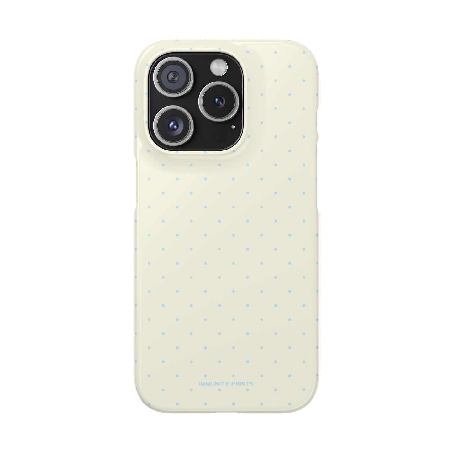 Mini Polka Dot (Blue) Snap Phone Case