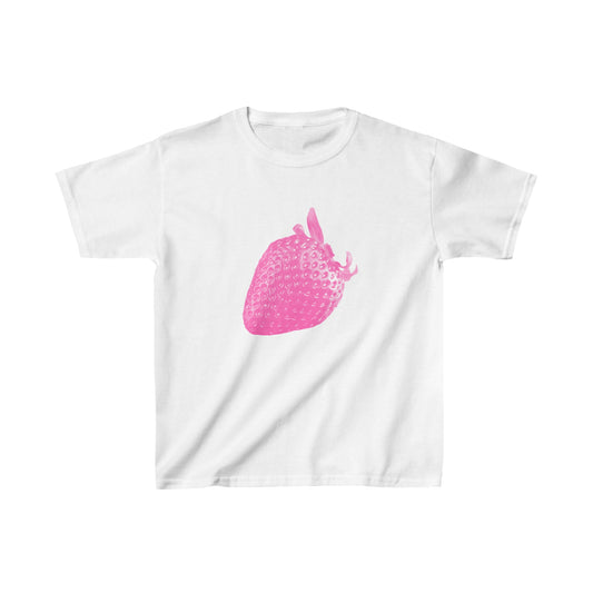 Pink Strawberry Boxy Tee