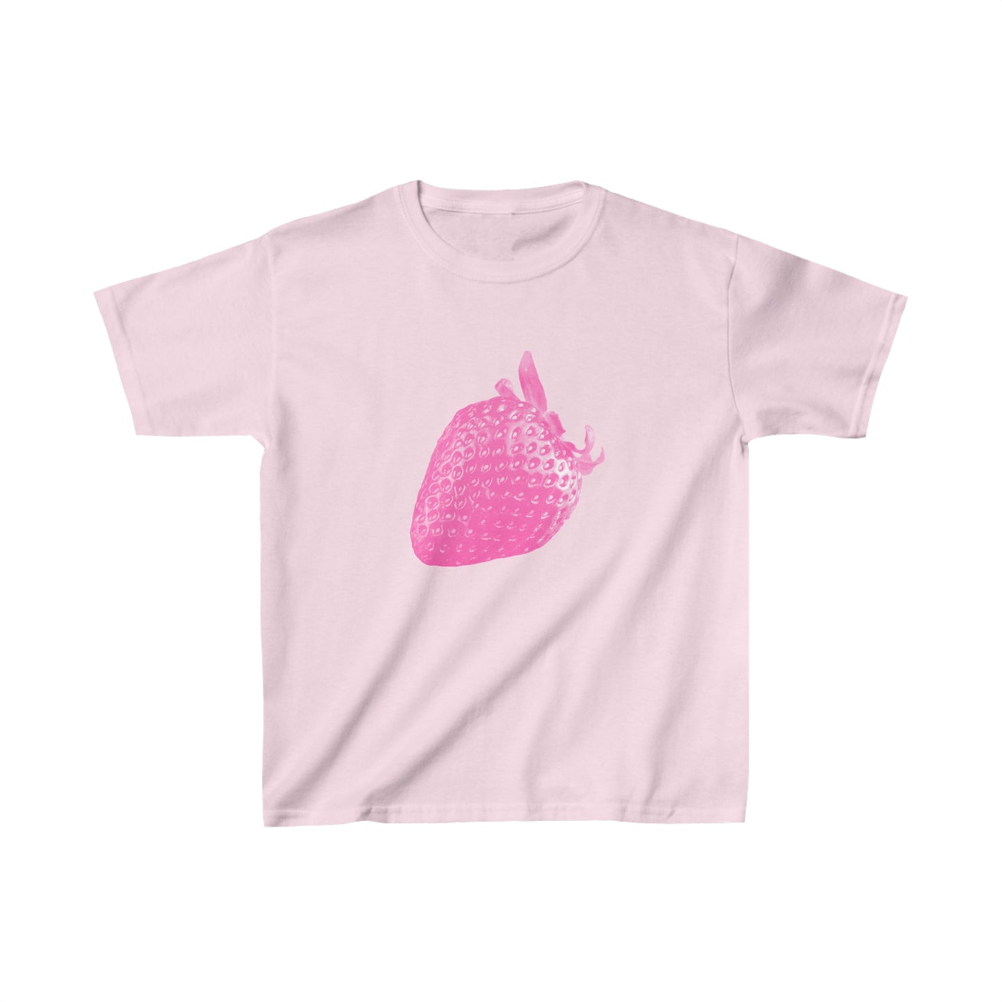 Pink Strawberry Boxy Tee